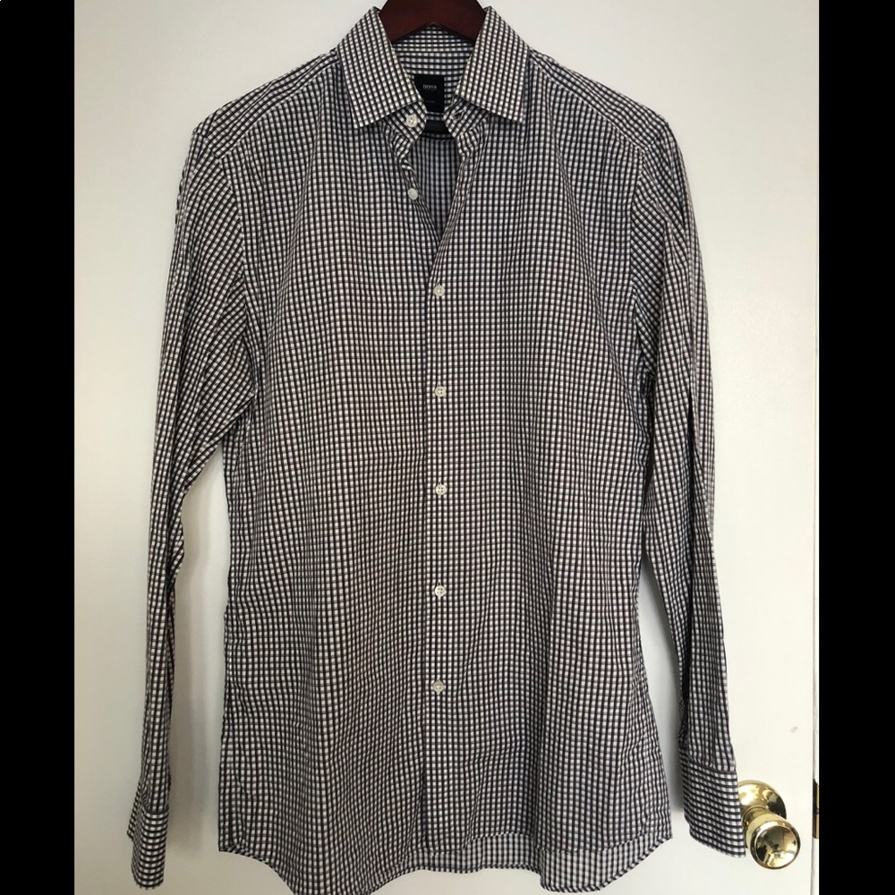 Hugo Boss 100% Cotton Trim Fit - 15.5 x 34/35